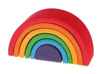 グリムス レインボーモザイクGrimms Rainbow Mosaic Rainbow Mosaic - Grimm's Wooden Toys — Oak & Ever